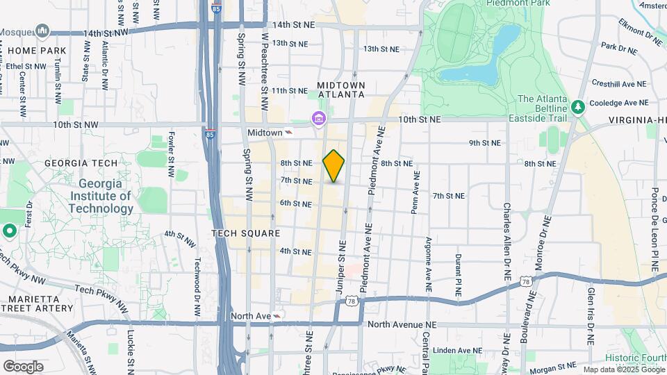 Seventh Midtown Mapa y Detalles de la Ubicación