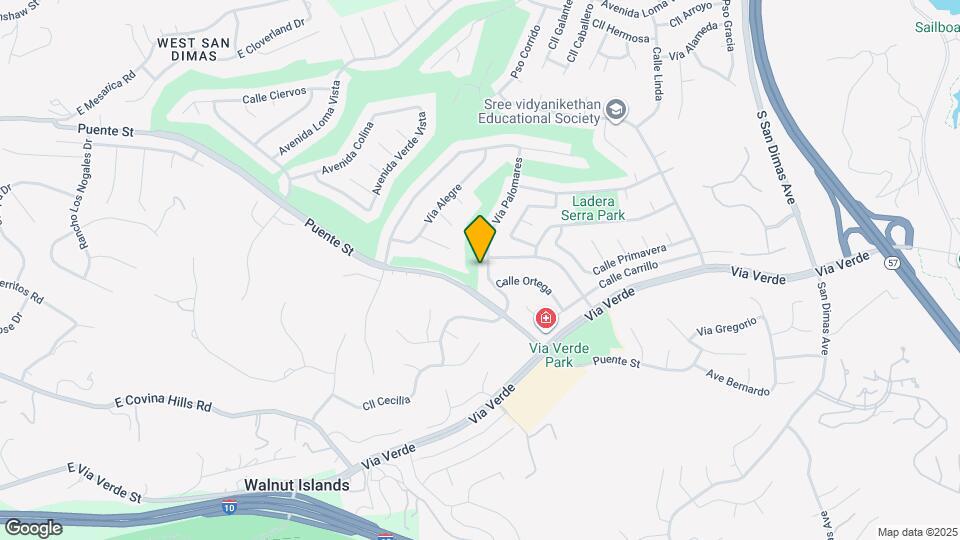 1815 Vía Palomares Map and Location Details