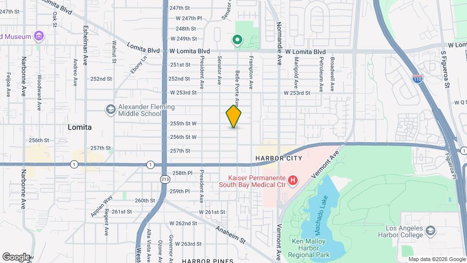 25519 Belle Porte Ave Map and Location Details