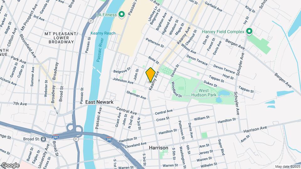17 Kearny Ave, Unit 1 Map and Location Details