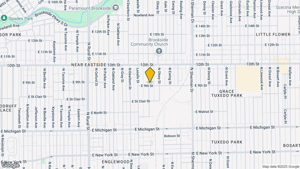 903 N Tuxedo St Map and Location Details