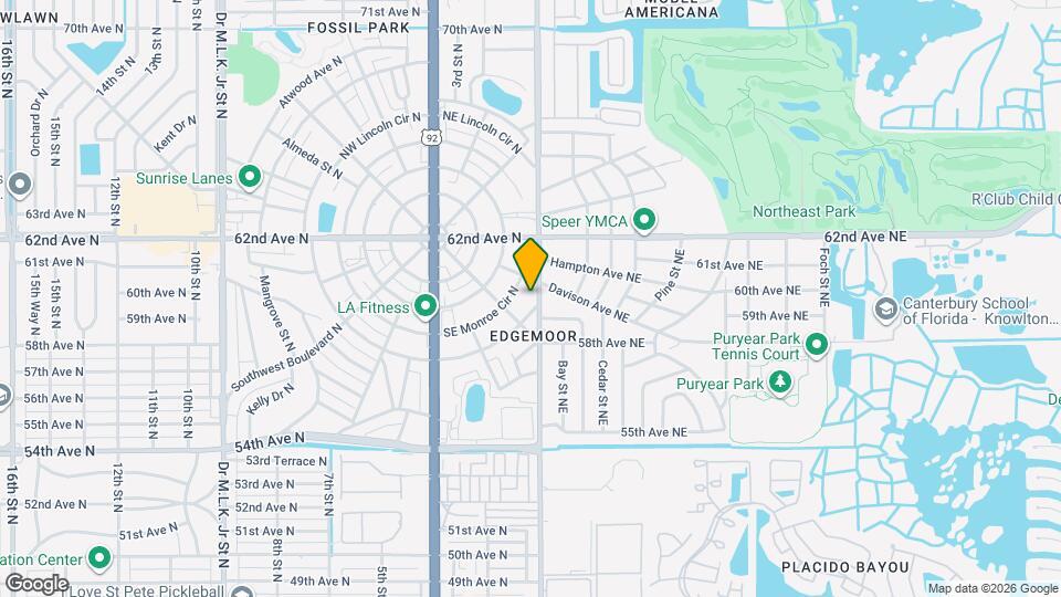 5920 1st St N Map and Location Details