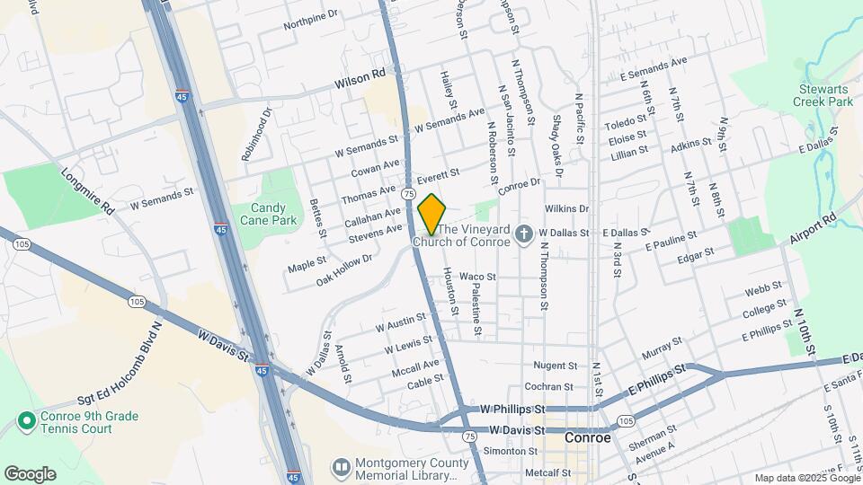 710 W Dallas St Map and Location Details