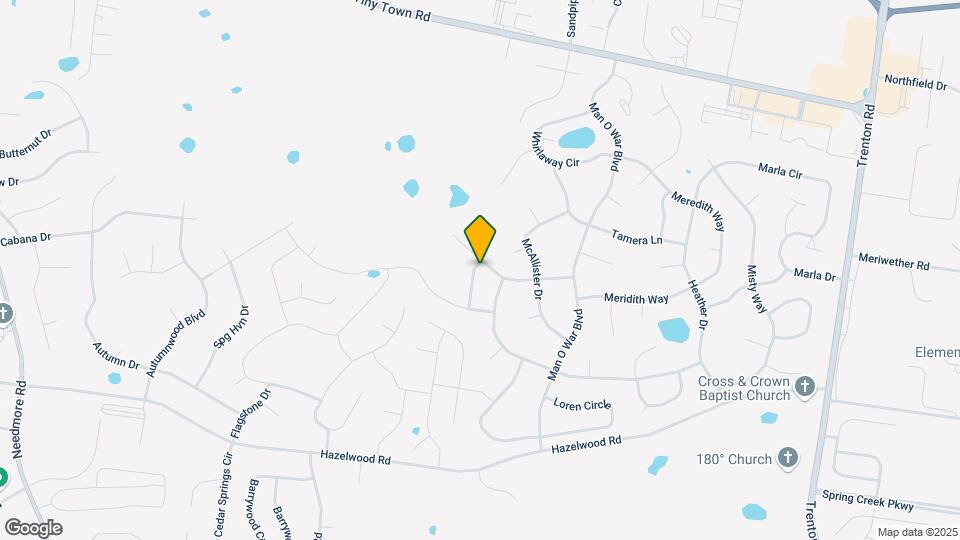 1398 Scrub Oak Drive Map and Location Details