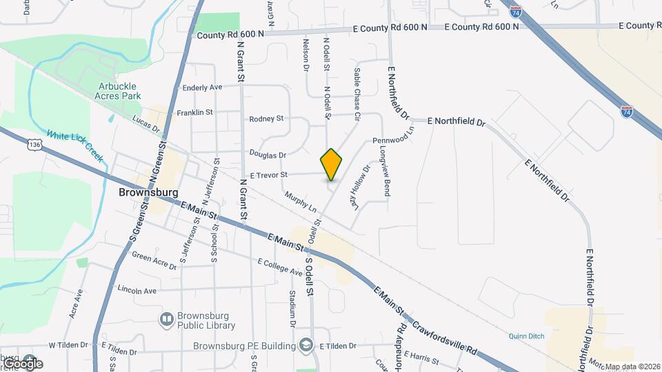 277 N Odell St Map and Location Details