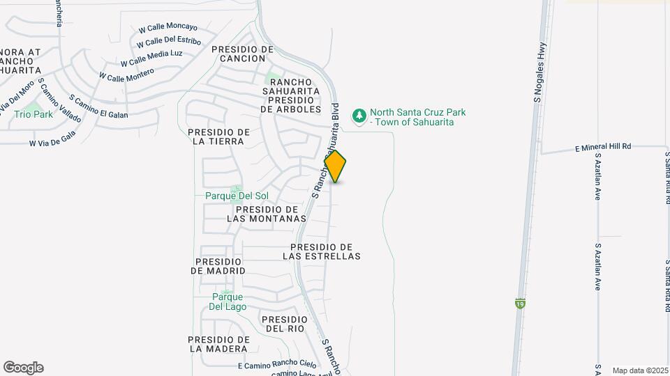 14615 S Avenida Cucana Map and Location Details