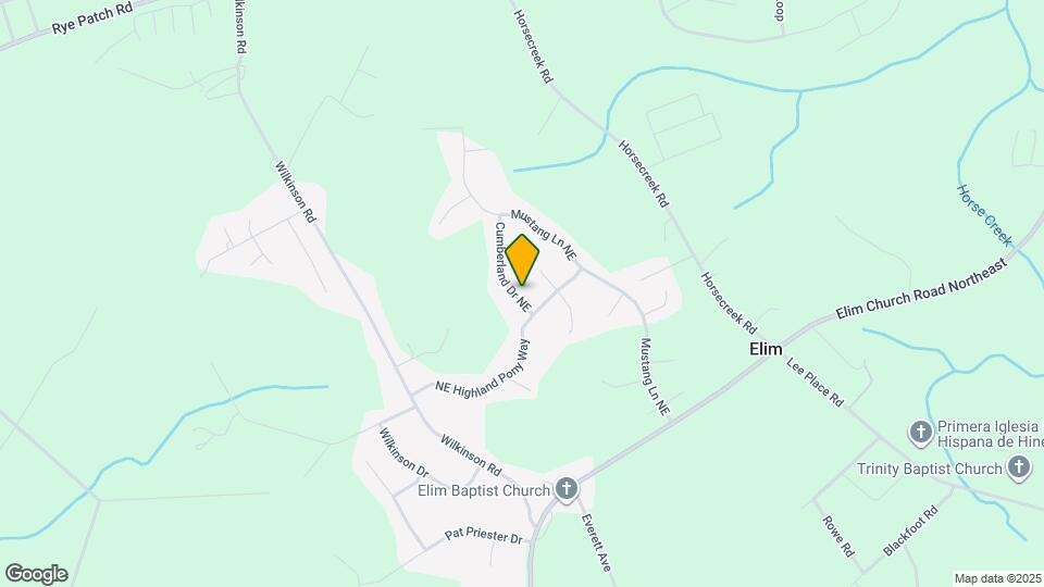 203 Cumberland Dr NE Map and Location Details