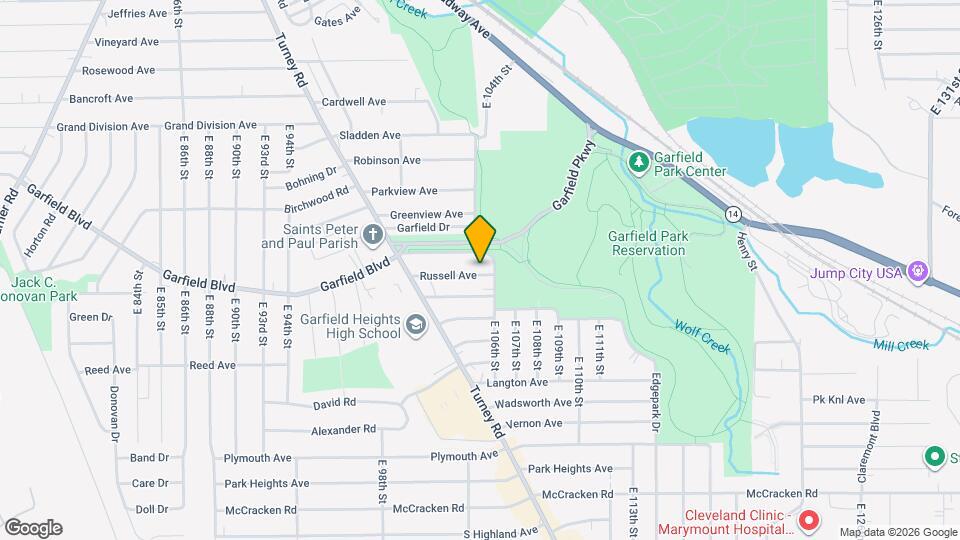 10403 Russell Ave Mapa y Detalles de la Ubicación