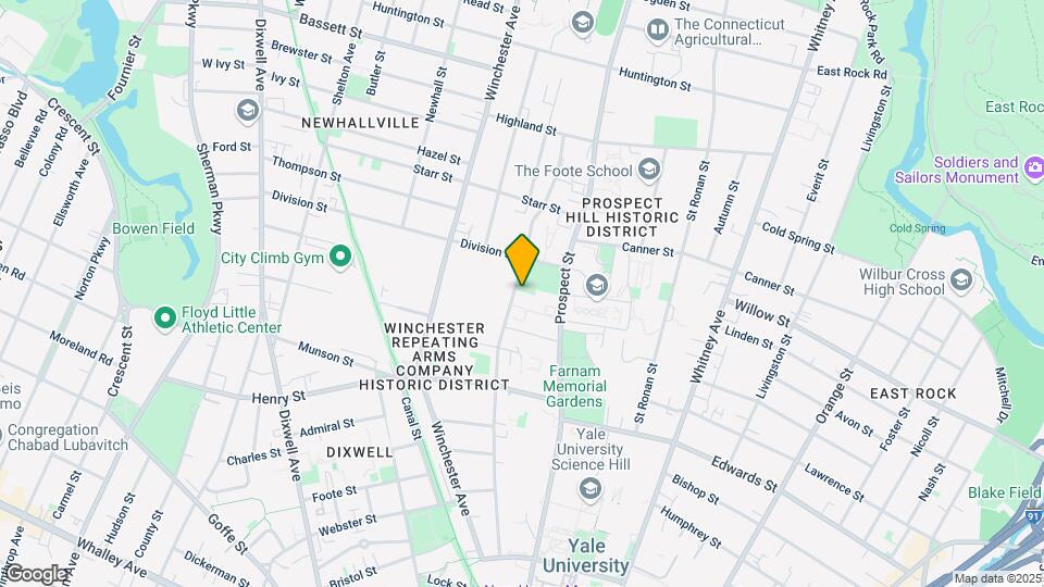 325 Mansfield St Map and Location Details