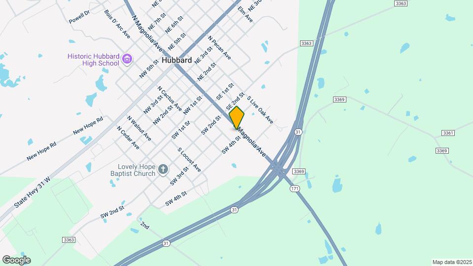 Villas of Hubbard Map and Location Details