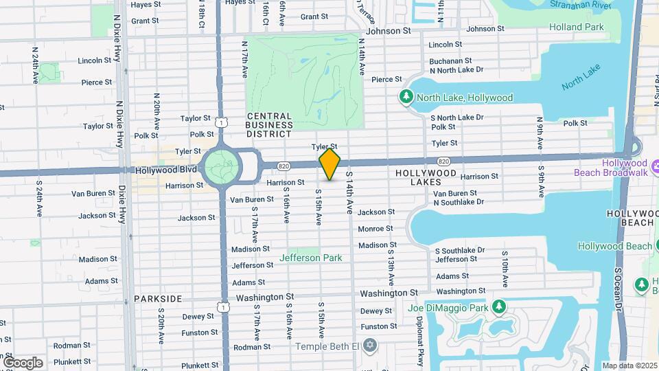 1438 Harrison St Map and Location Details