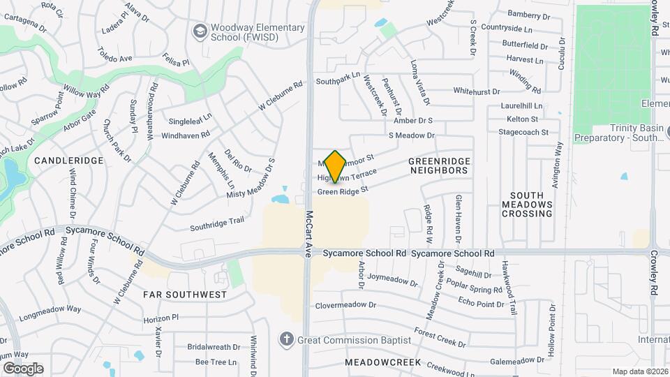 3330 Green Ridge St Map and Location Details