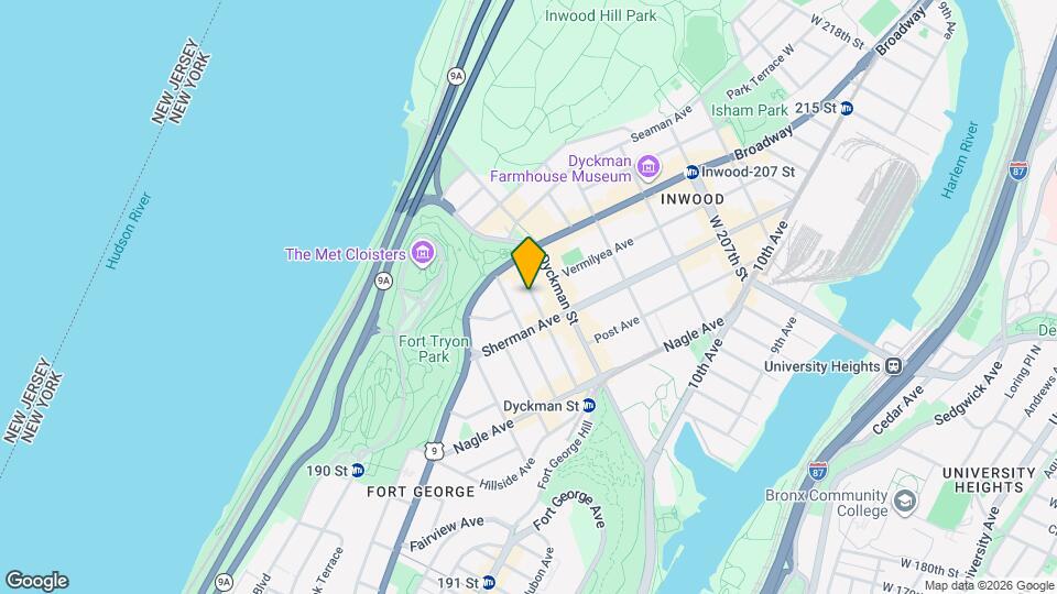 78 Thayer St Map and Location Details