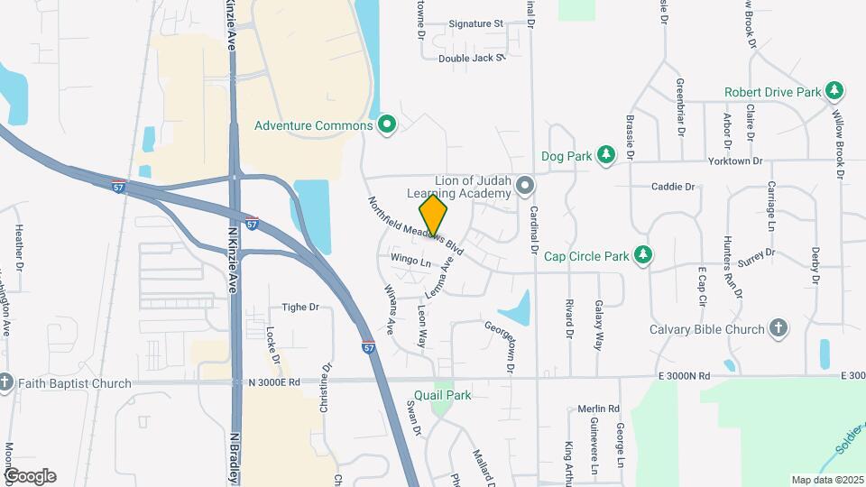 1514 Northfield Meadows Blvd Map and Location Details