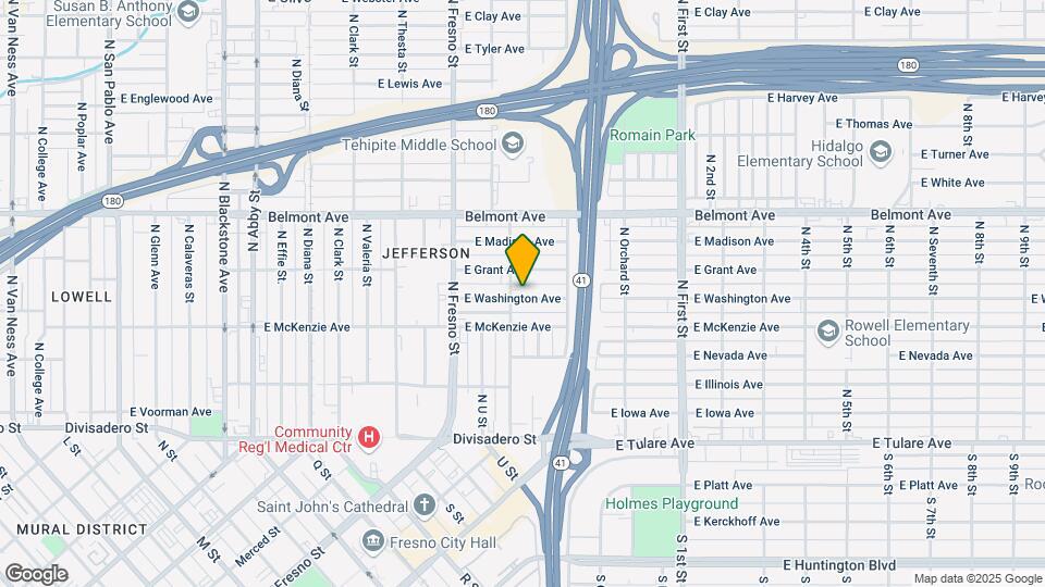 2723 E Washington Ave Mapa y Detalles de la Ubicación
