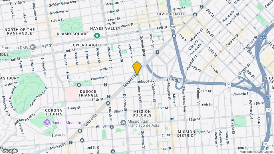 45 Guerrero St, Unit 5 Map and Location Details