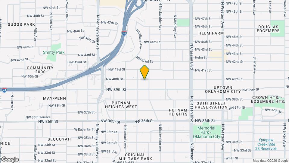 1710 NW 40th St Map and Location Details