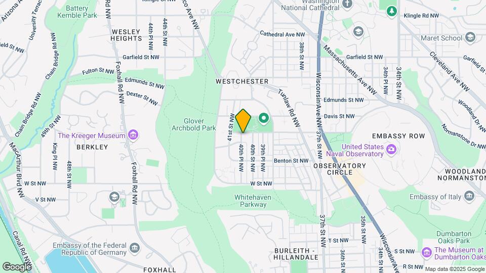 4016 Calvert St NW Map and Location Details