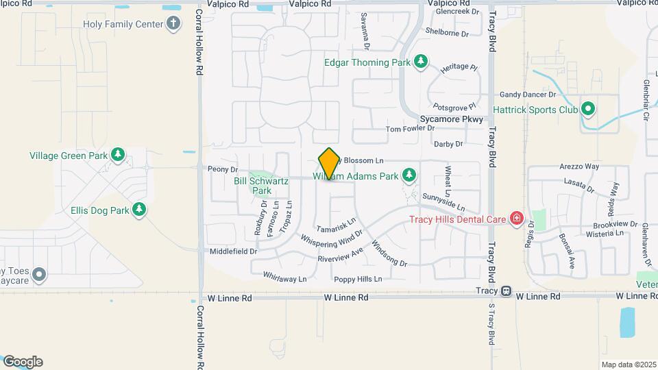 1582 Peony Dr Map and Location Details