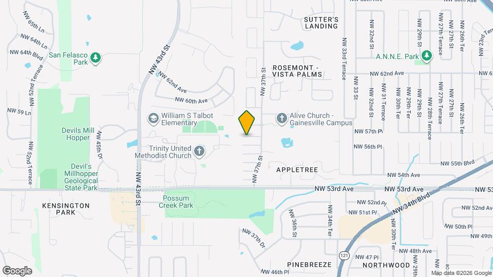 3741 NW 56 Ln Map and Location Details