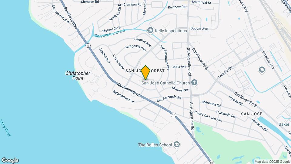 7100 Ponce De Leon Ave-Unit -4 Map and Location Details