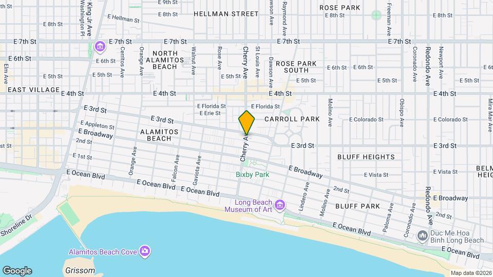 282 Cherry Ave Map and Location Details