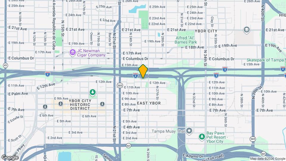 2504 E 12th Ave Map and Location Details