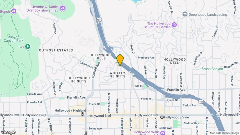 6767 Whitley Terrace Map and Location Details
