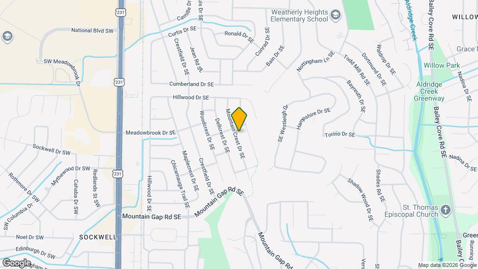 11303 Mountain Crest Dr SE Map and Location Details