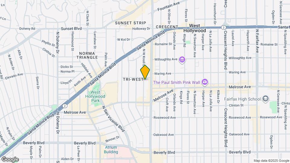 724 N W Knoll Dr Map and Location Details