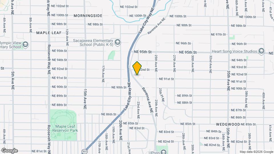 9101 23rd Ave NE Map and Location Details