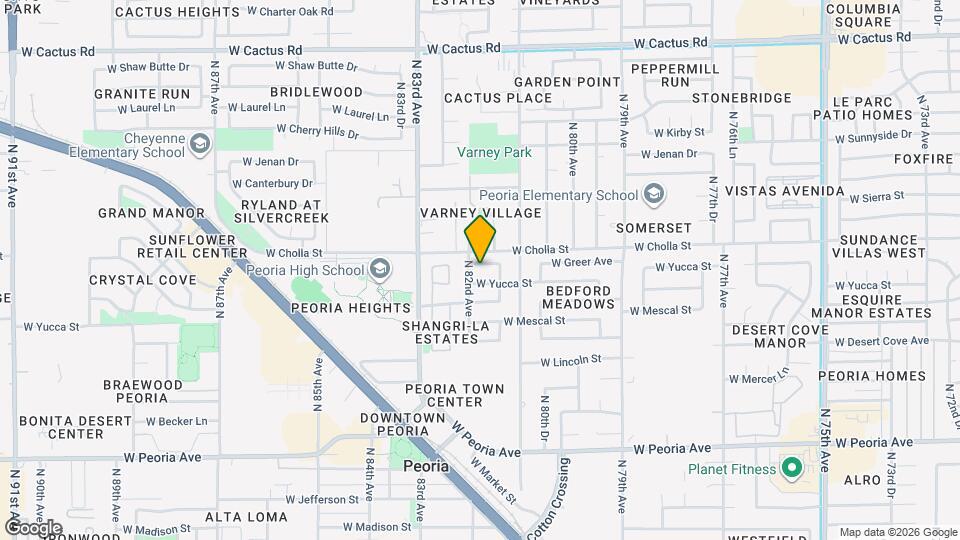 8147 W Greer Ave Map and Location Details