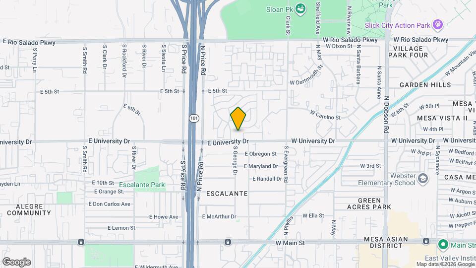 712 S Lebanon Ln, Unit UniversityShadows Map and Location Details