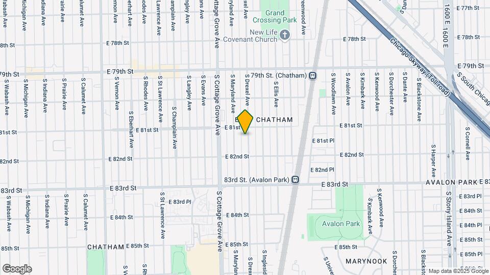 8118-8128 S Drexel Ave Map and Location Details