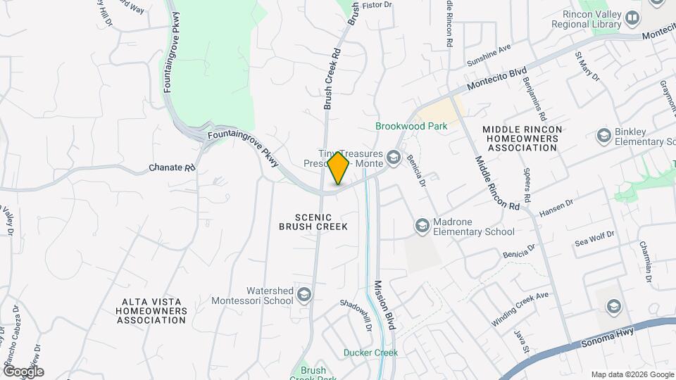 5925 Montecito Blvd Map and Location Details