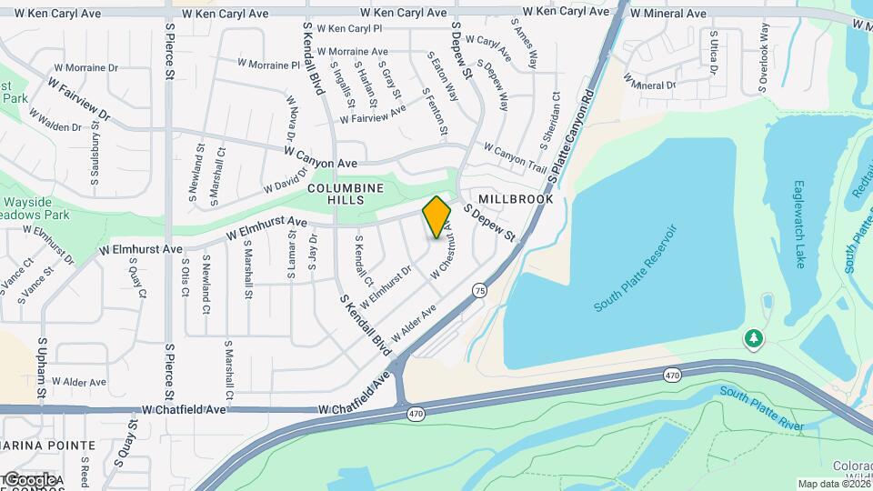 5766 W Elmhurst Dr Map and Location Details