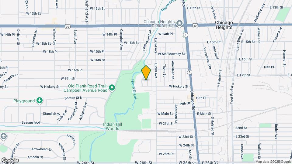 1668 Buena Vista Ave Map and Location Details