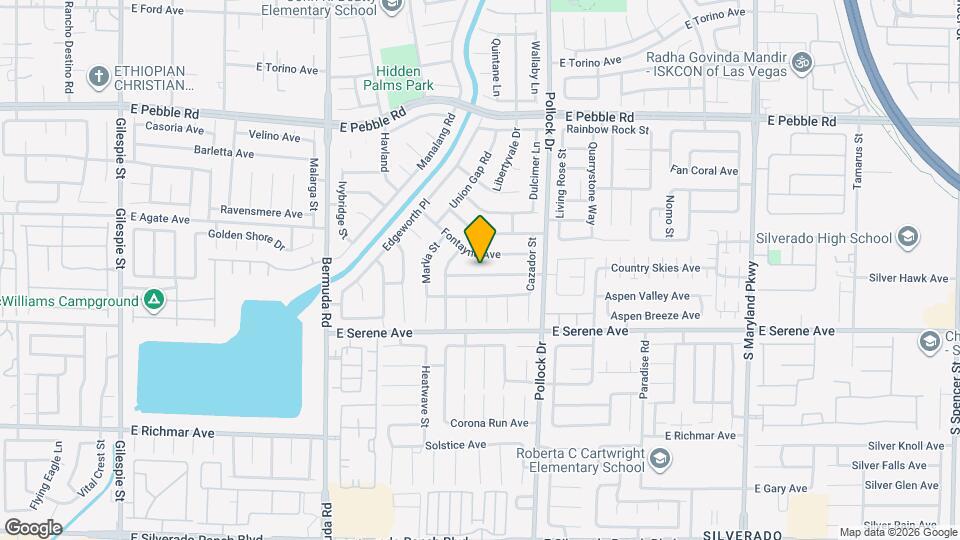 682 Homewillow Ave Map and Location Details