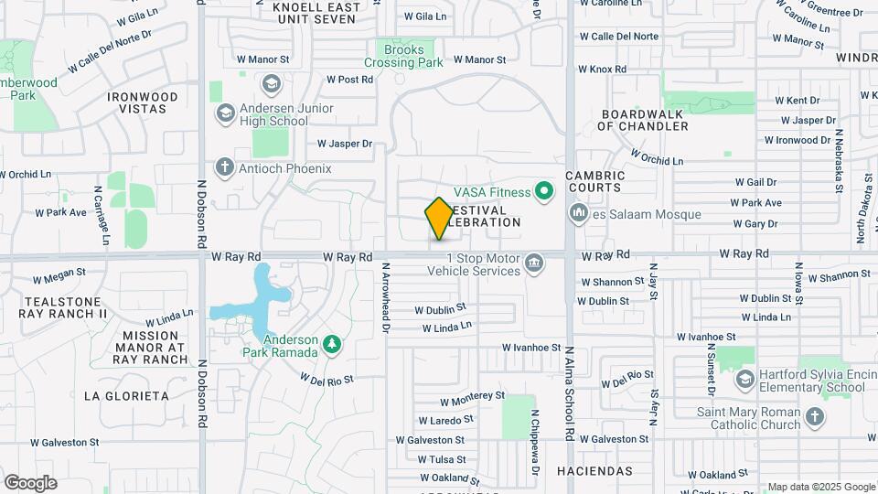1381 W Gary Dr Map and Location Details