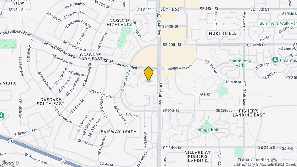 2610 SE 164th Ave Map and Location Details