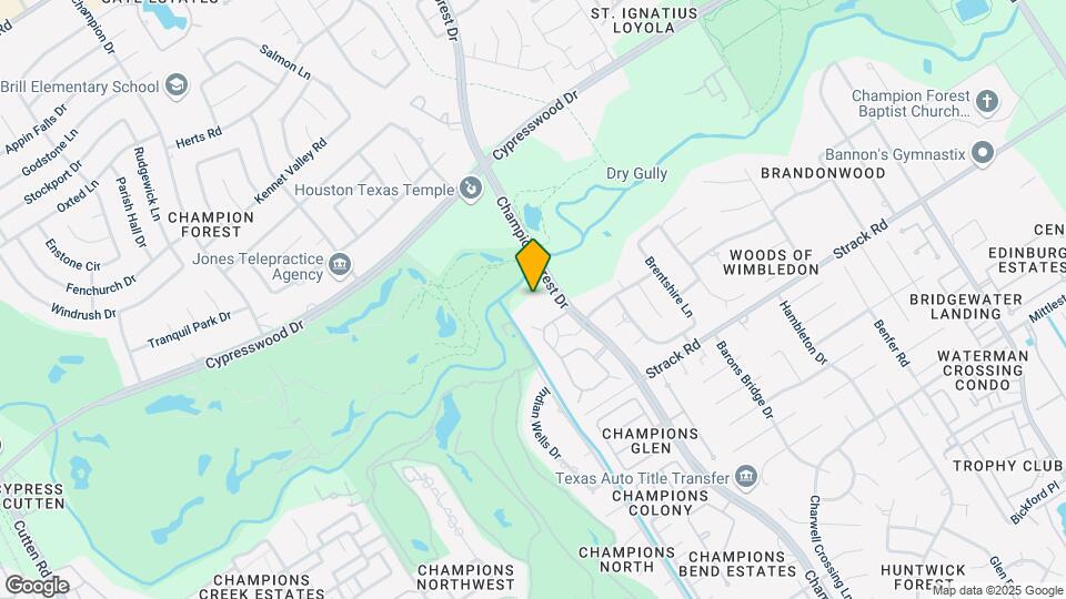 14655 Champion Forest Dr Map and Location Details