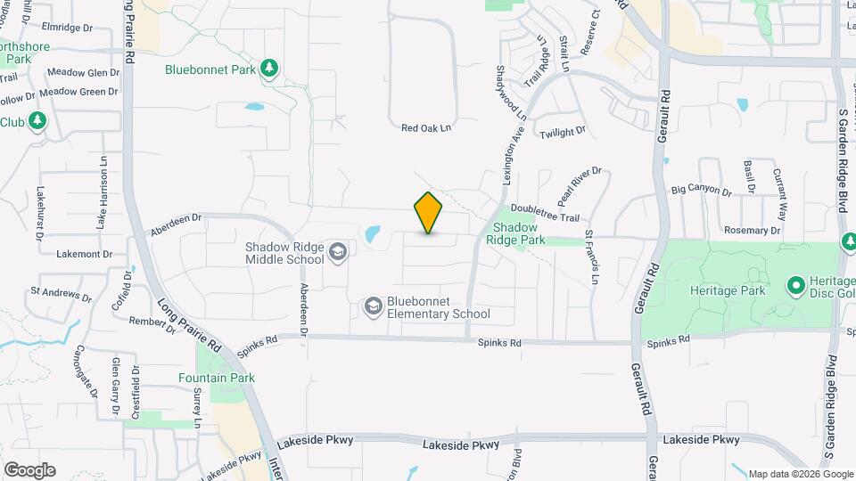 1900 Arrow Wood Dr Map and Location Details