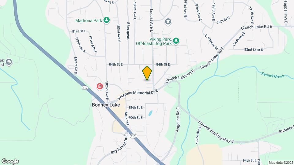Bonney Lake Place Apartments Map and Location Details