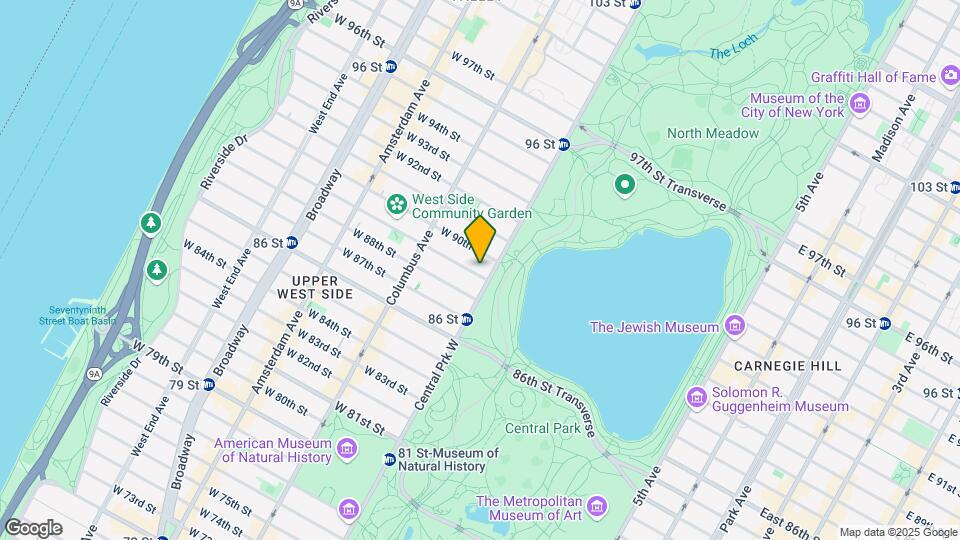 11 W 89th St Map and Location Details
