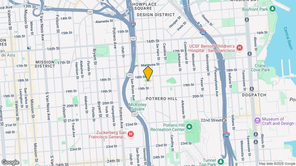 653 Kansas St Map and Location Details