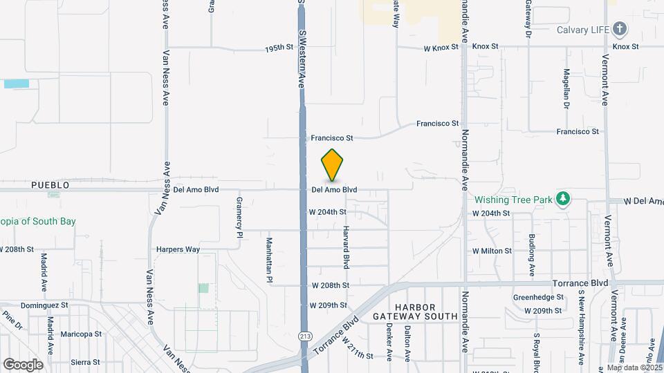 1621 Del Amo Blvd, Unit 1621 Del Amo Map and Location Details