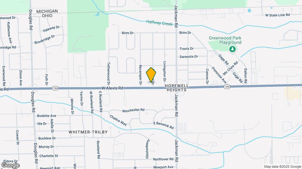 5809 Pickard Dr Map and Location Details