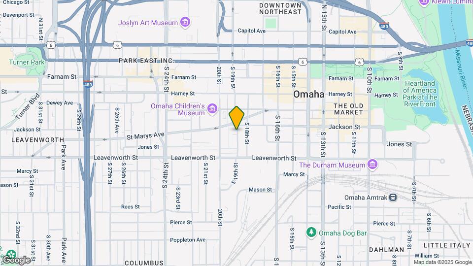626 S 19th St-Unit -2 Map and Location Details