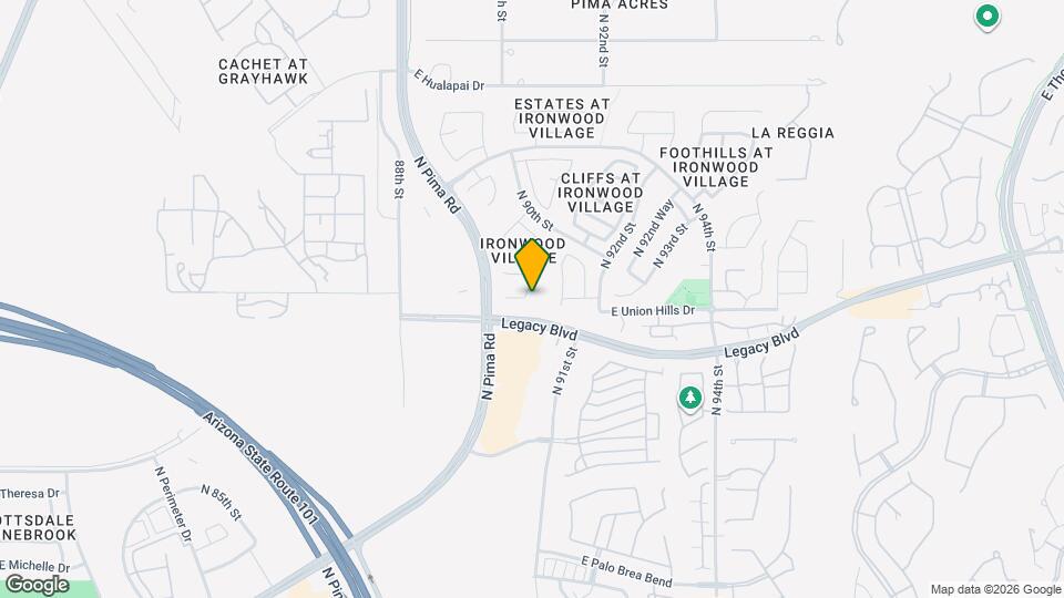 18605 N 90th Way Map and Location Details