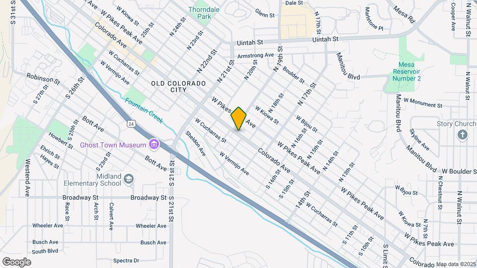 1822 W Colorado Ave Map and Location Details